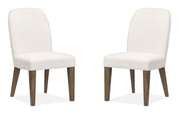 Westbourne - Upholstered Host Chair (Set of 2) - Dark Umber