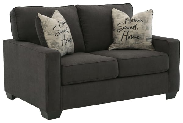 Lucina - Charcoal - Loveseat