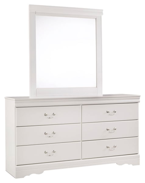 Anarasia - Dresser, Mirror - White