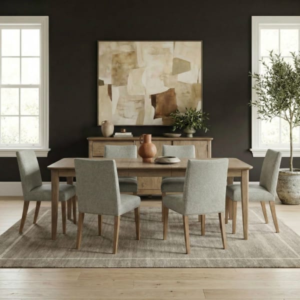 Hendrix Place - Optional 7 Piece Rectangular Table Set - Natural