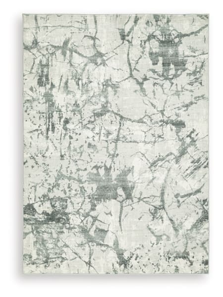 Tobinbury - 5' x 7' Washable Rug - Gray