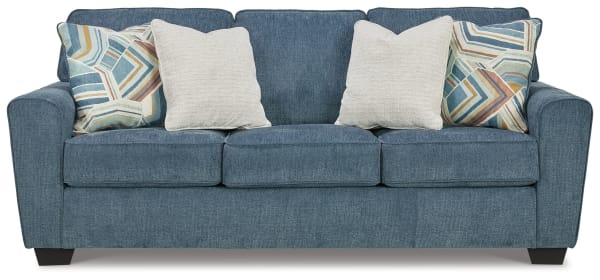Cashton - Blue - Queen Sofa Sleeper