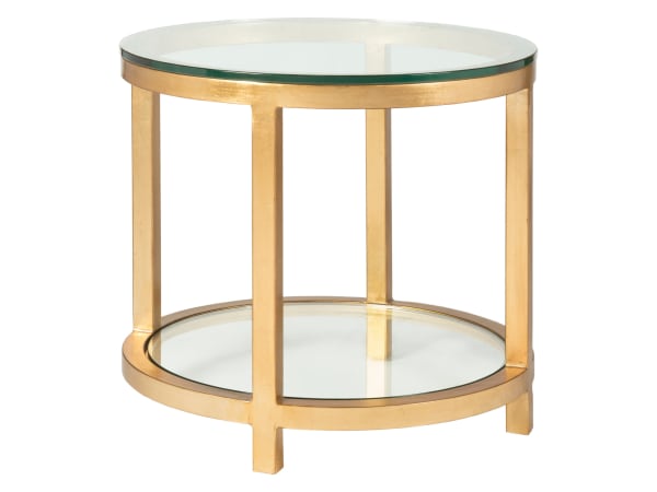 Metal Designs - Per Se Round End Table - Yellow