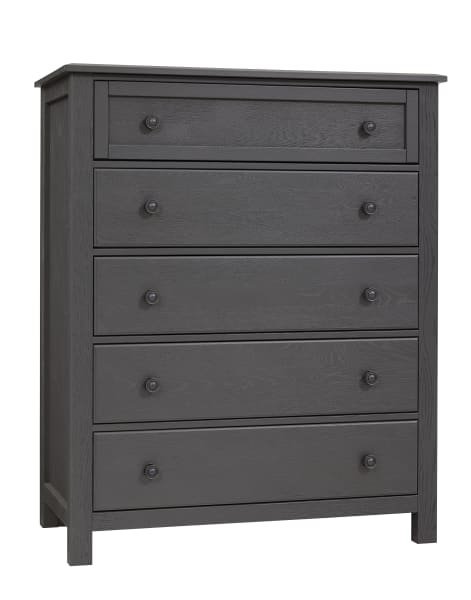 Custom Express - Chest 5 Drawers - Graphite
