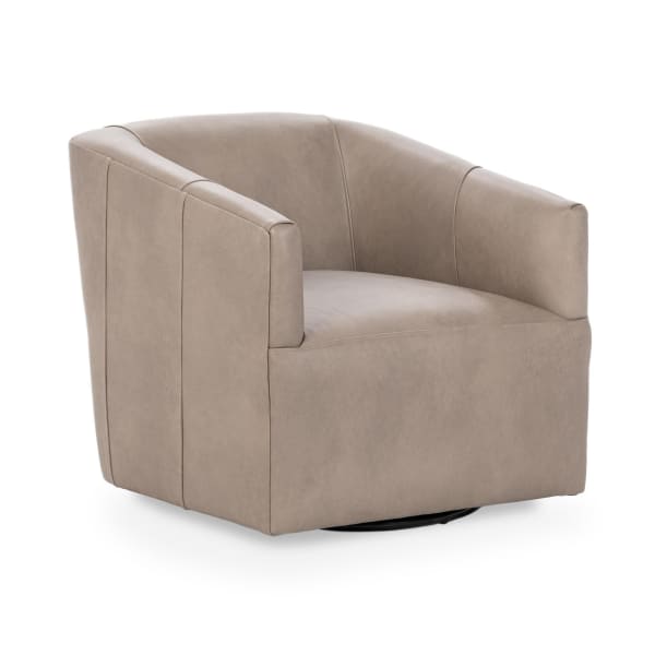 Vernon - Leather Swivel Chair - Lush