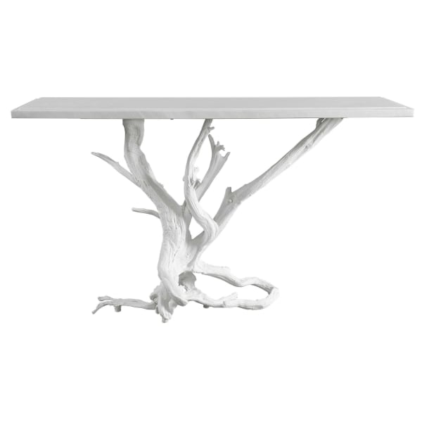 Big Sur - Console Table - Matte White