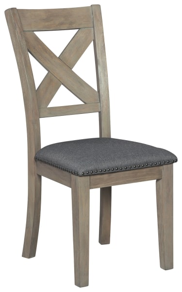 Aldwin - Gray - Dining UPH Side Chair (2/CN)