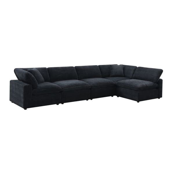 Cloud 9 - Modular 5 Piece Living Room Set - Zaftag Ebony