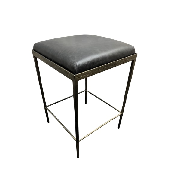 Bose - Leather Counter Stool - Onyx Black