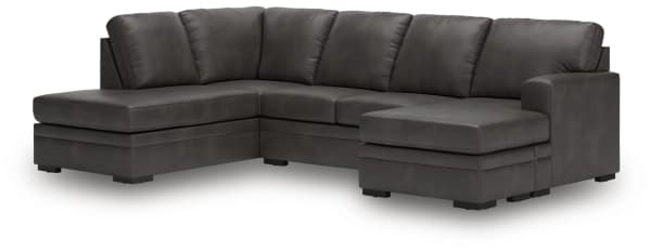 Lofton-Pike - Shadow - 2-Piece Sectional With LAF Corner Chaise