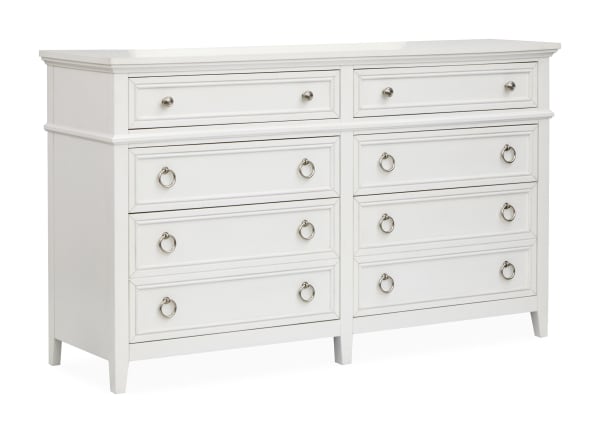 Juniper Hill - Double Drawer Dresser - Whisper White