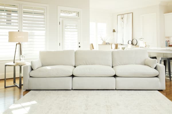 Sophie - Light Gray - Sofa 3 Pc Sectional