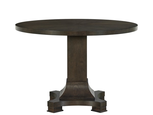 Fenwick - Pedestal Table - Dark Brown