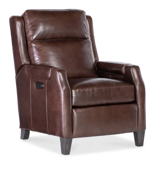 RC - Nelson Power Recliner With Power Headrest - Dark Brown