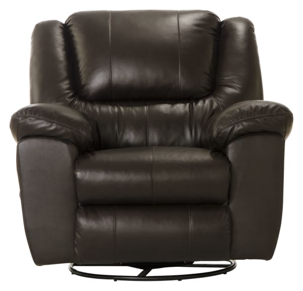 Transformer II - Chaise Swivel Glider Recliner - Chocolate Top Grain Italian Leather Match