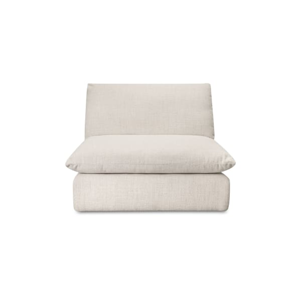 Townes - Slipper Chair - Flecked Ecru