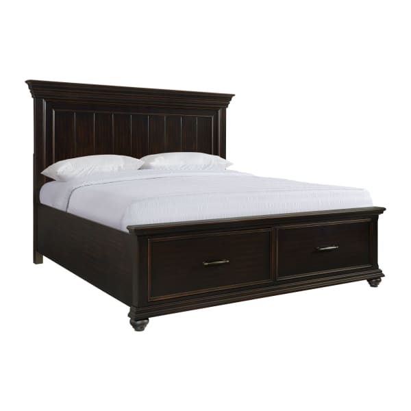 Slater - King Platform Storage Bed - Black