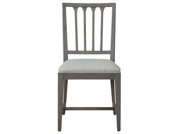 Past Forward - Slat Back Side Chair - Dark Gray