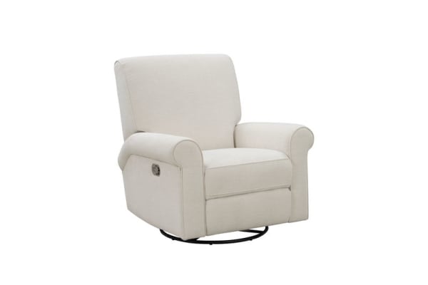 Tegan - Swivel Glider - Tweed Linen