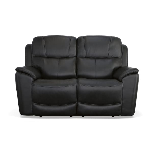 Crew - Power Reclining Loveseat With Power Headrests & Lumbar - Raven