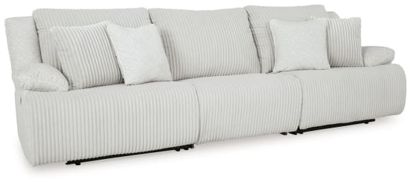 Top Tier - Alloy - 3-Piece Reclining Sectional Sofa