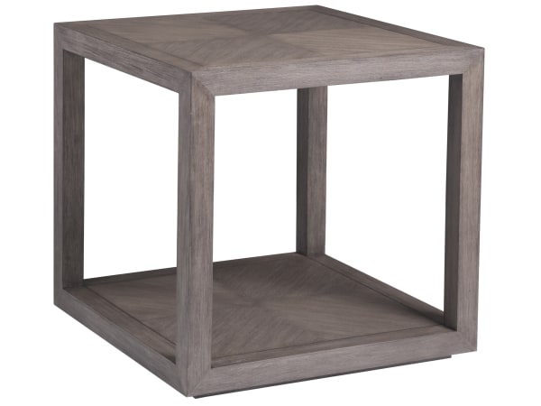 Cohesion Program - Credence Square End Table - Dark Brown