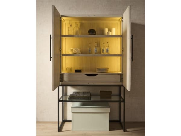 Dwell - Bar Cabinet - River Rock
