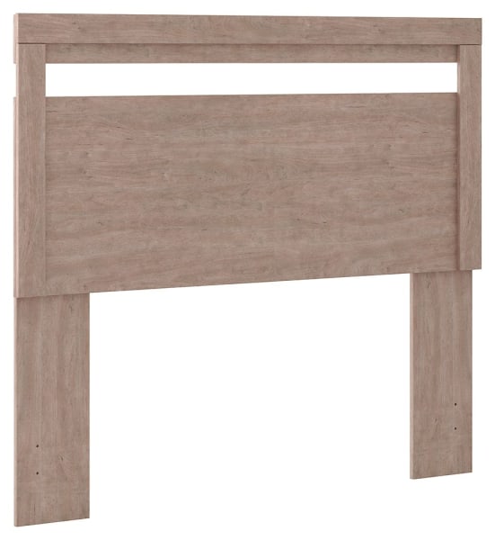 Flannia - Gray - Full Panel Headboard