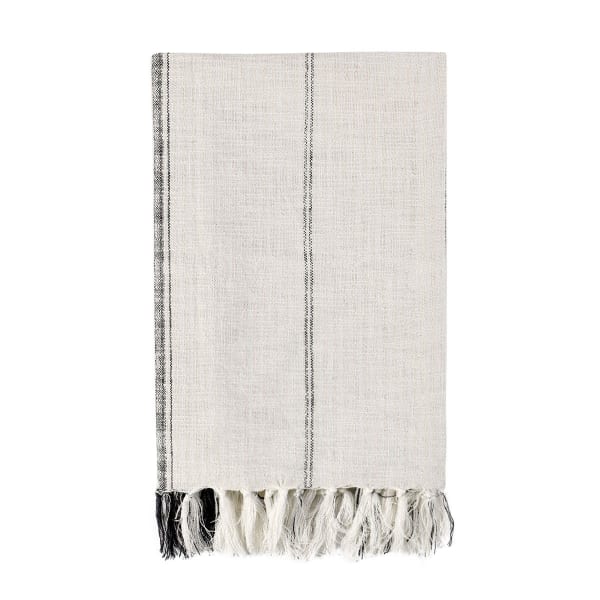 Throws - TC Ria Throw - Ivory/Gray