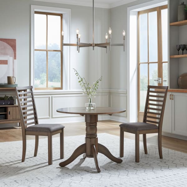 Brook Bay - 3 Piece Drop Leaf Set - Brown