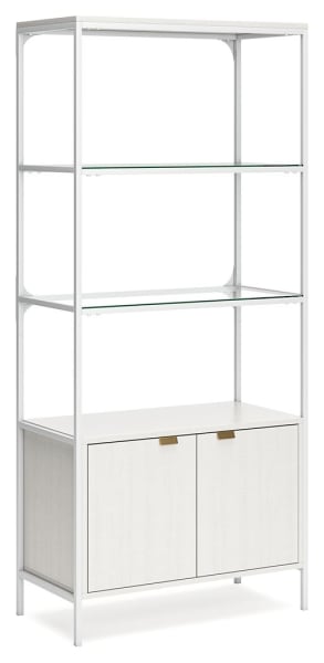 Deznee - White - Large Bookcase