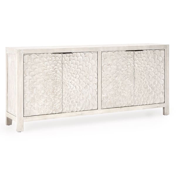 Astrid - 4 Door Sideboard - Vintage Cream