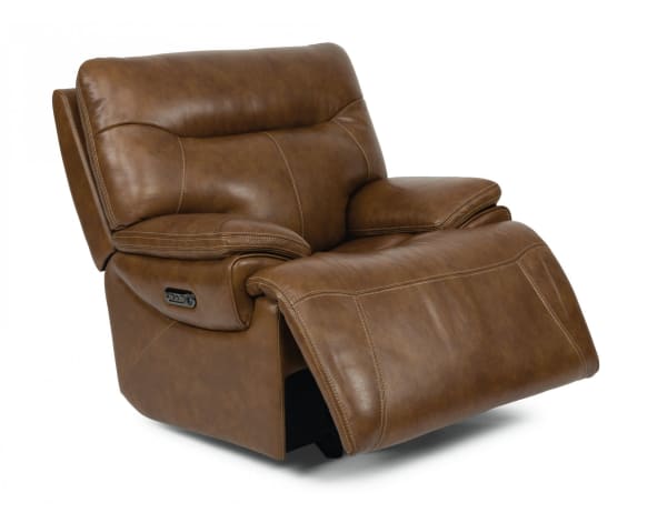 Saddle Power Gliding Recliner with Power Headrest