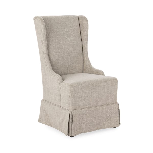 Melrose - Wingback Upholstered Dining Chair - Khaki