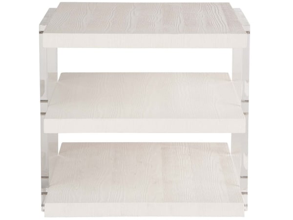 Weekender Coastal Living Home / St Kitts - End Table - Pearl Silver