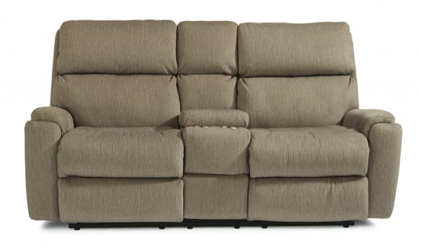 Rio Power Reclining Loveseat with Console