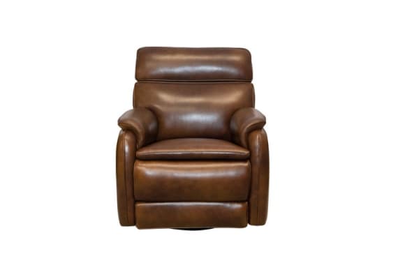 Hugh - Power Swivel Glider Recliner With Power Recline And Power Forward Headrest - Cocoa