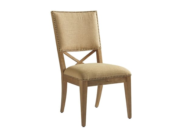 Los Altos - Alderman Upholstered Side Chair - Light Brown - Fabric