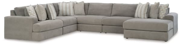 Avaliyah - Ash - 6-Piece Sectional With Raf Corner Chaise