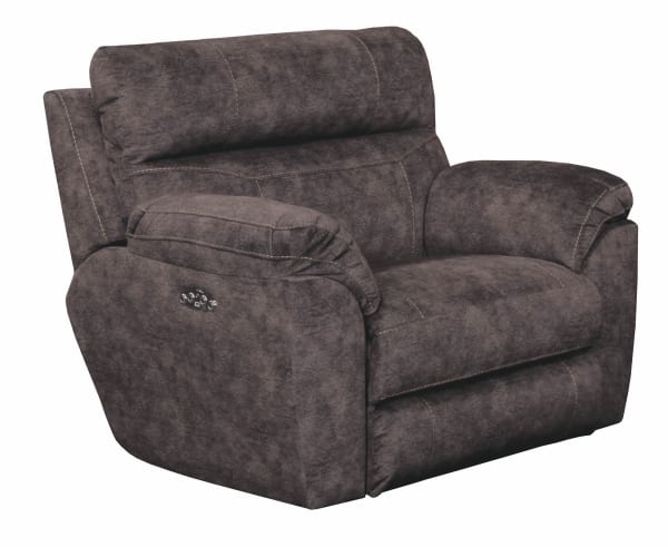 Sedona - Power Headrest With Lumbar Lay Flat Recliner - Smoke - 42.5'