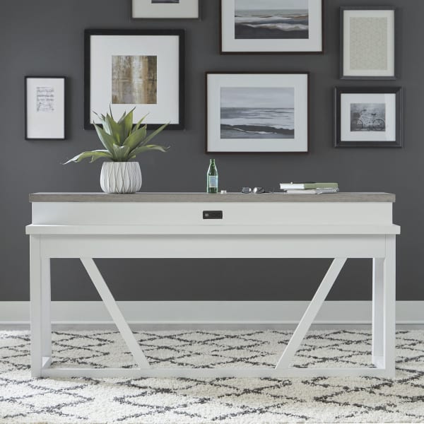 Palmetto Heights - Console Bar Table - White