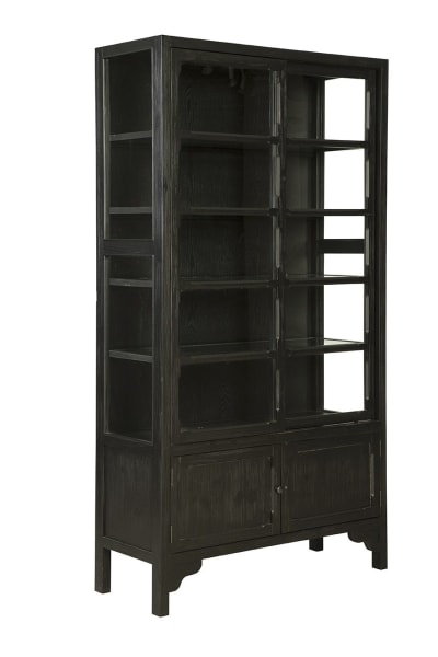 Peebles - Display Cabinet - Black