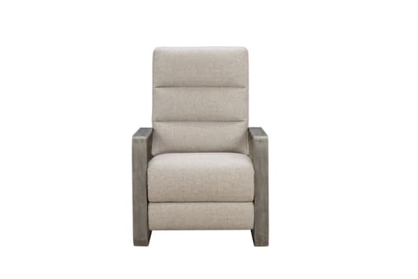 Zoey - Recliner Push Thru The Arms - Gray