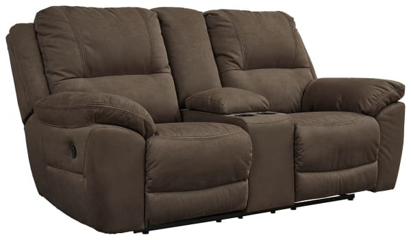 Next-Gen Gaucho - Espresso - DBL Rec Loveseat w/Console