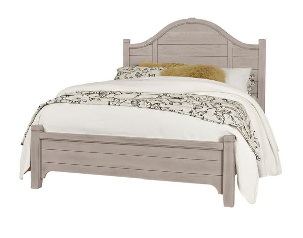 Bungalow King Arch Storage Bed Finish Shown - Dover Grey/Folkstone (Two Tone)