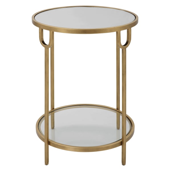 Side Table - Antique Gold