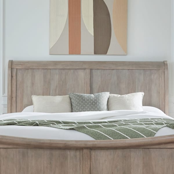 Rustic Traditions - Queen Sleigh Headboard - Brown