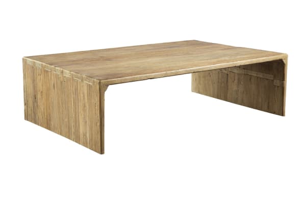 Holliman - Large Coffee Table - Light Brown