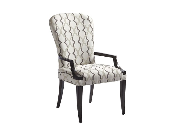 Brentwood - Schuler Upholstered Arm Chair - White