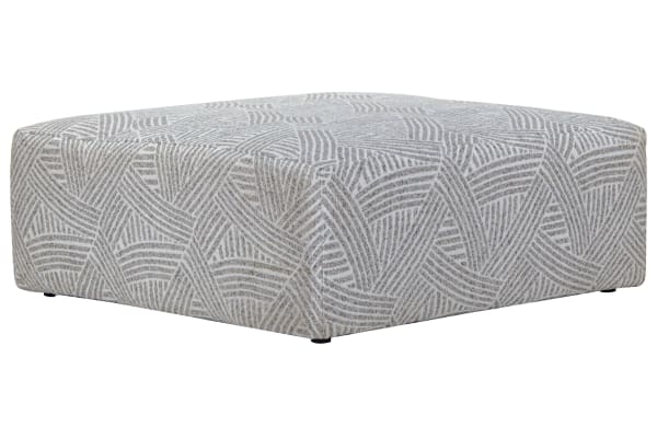 Logan Modular Sectional - Cocktail Ottoman - Moonstruck